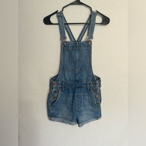 Madewell short overalls